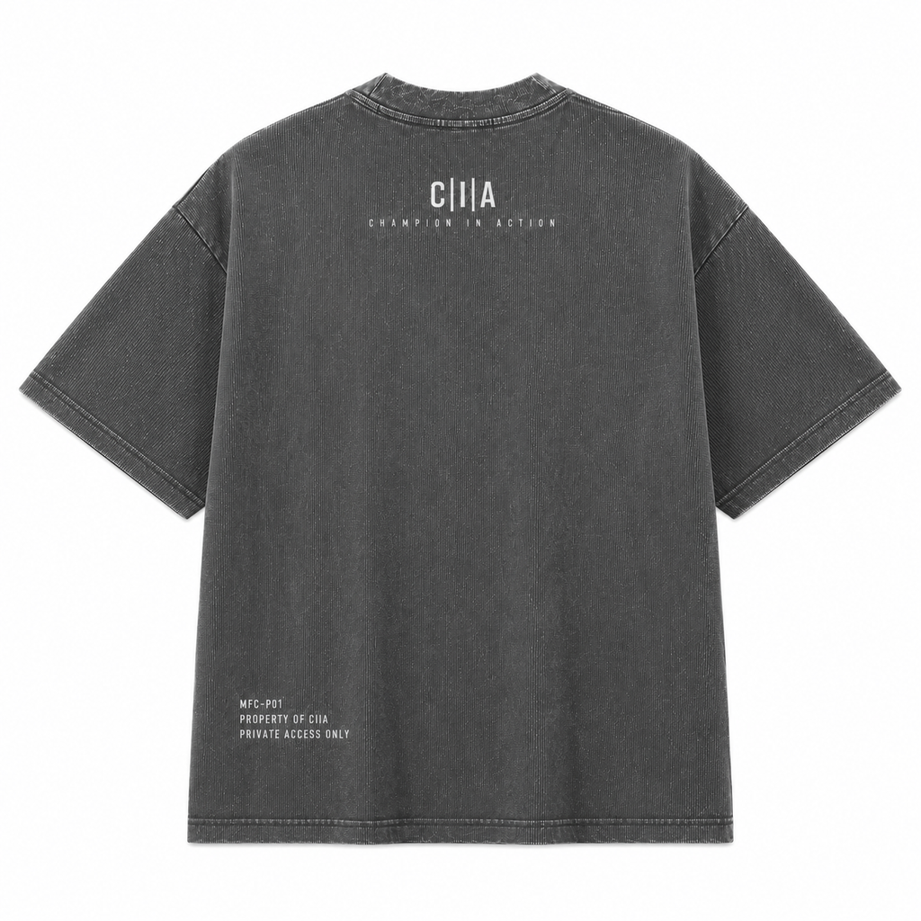 W1 Washed Waffle Knit Tee
