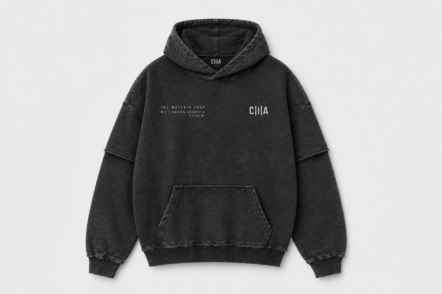 W1 Snow Washed Hoodie
