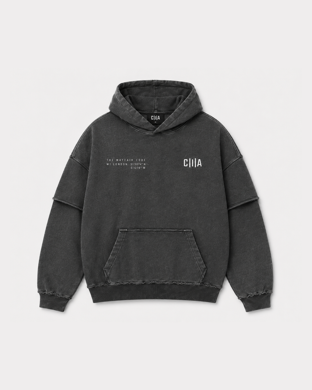W1 Snow Washed Hoodie