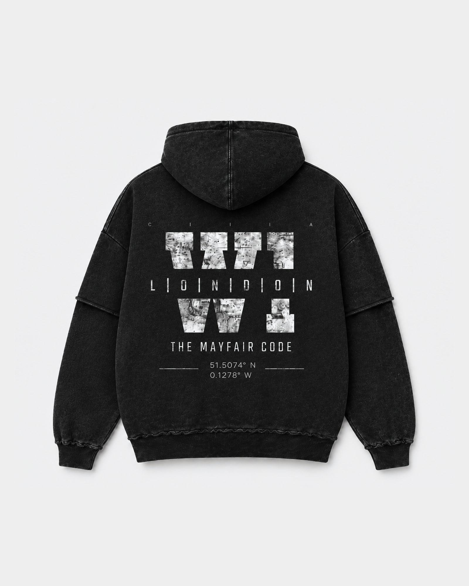 W1 Snow Washed Hoodie