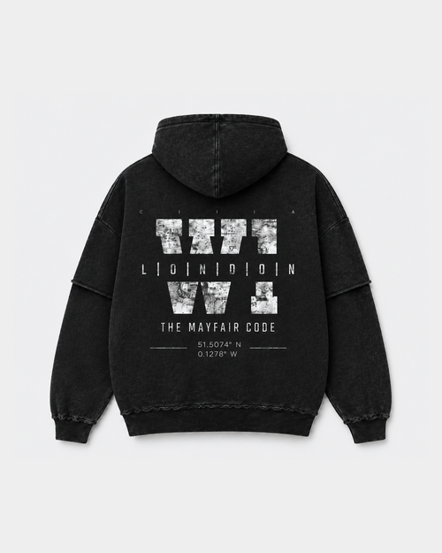 W1 Snow Washed Hoodie