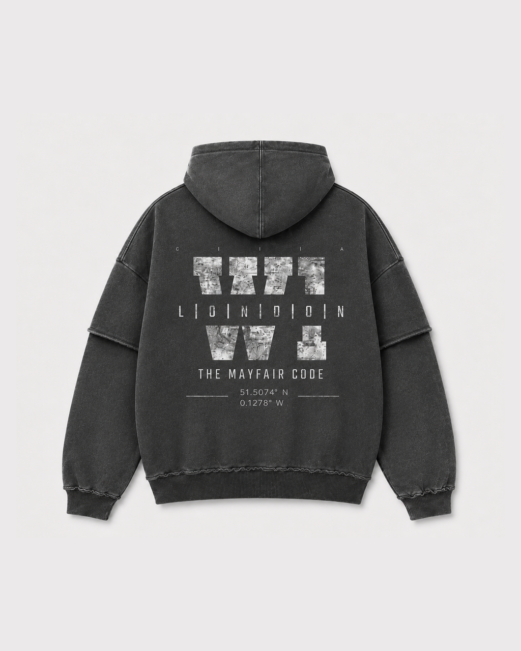 W1 Snow Washed Hoodie