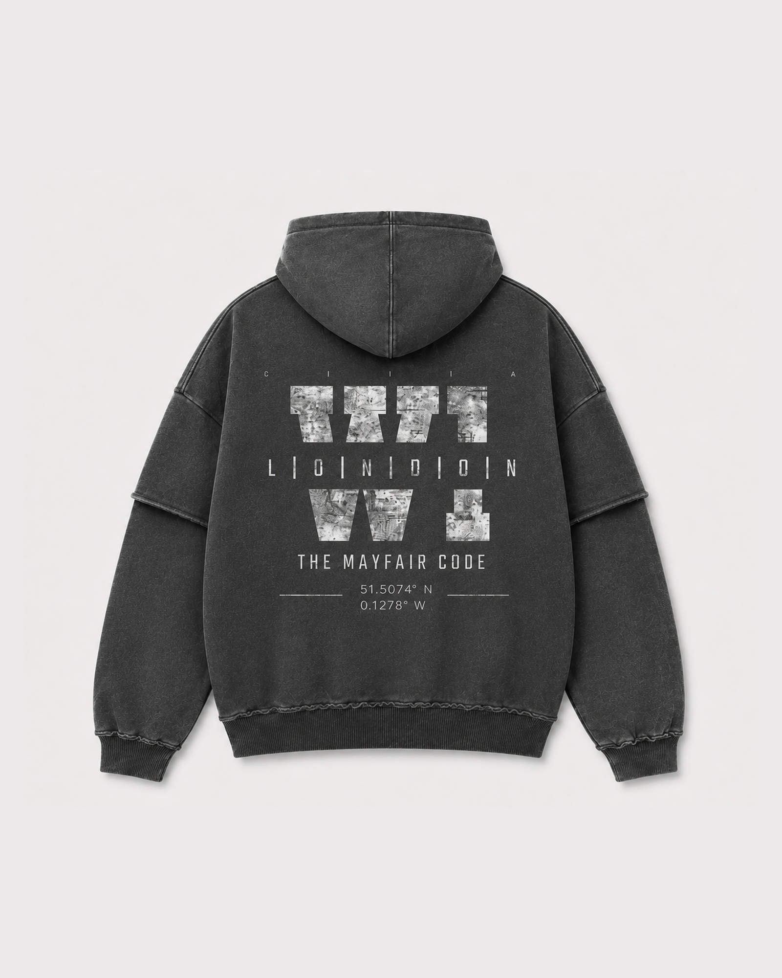 W1 Snow Washed Hoodie