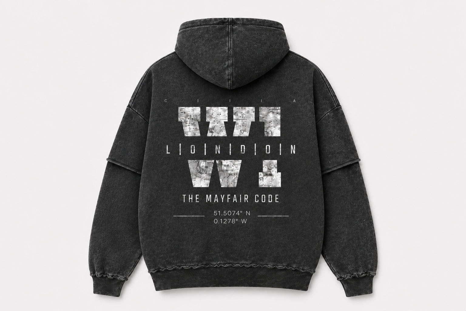 W1 Snow Washed Hoodie