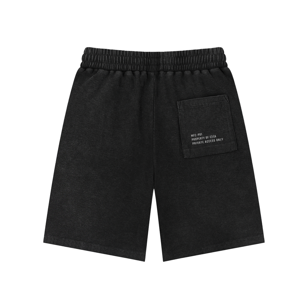 W1 Washed Waffle Knit Shorts