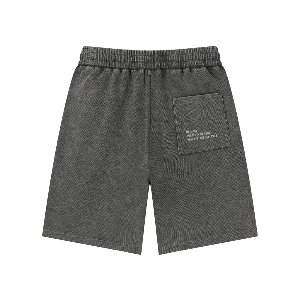 W1 Washed Waffle Knit Shorts