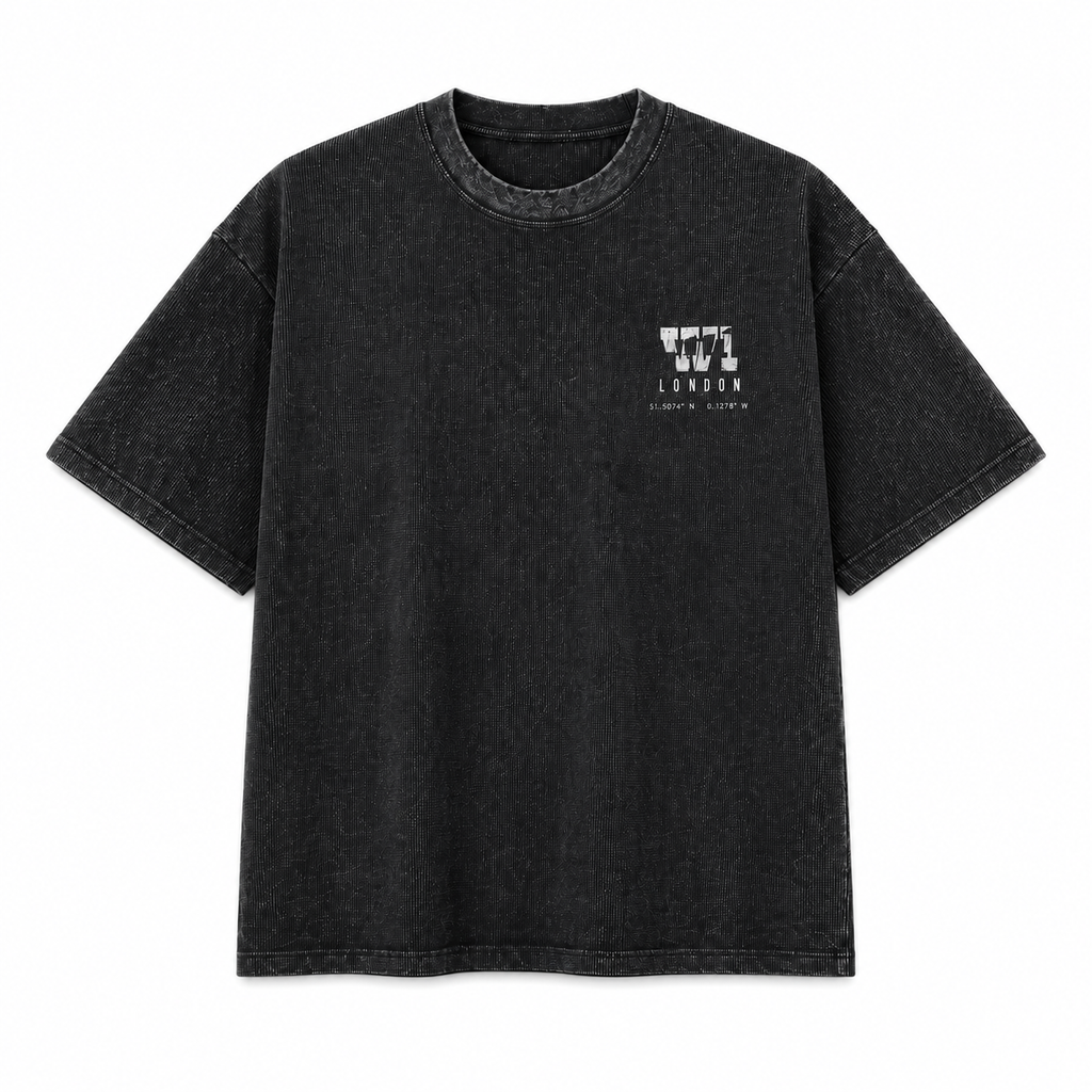 W1 Washed Waffle Knit Tee