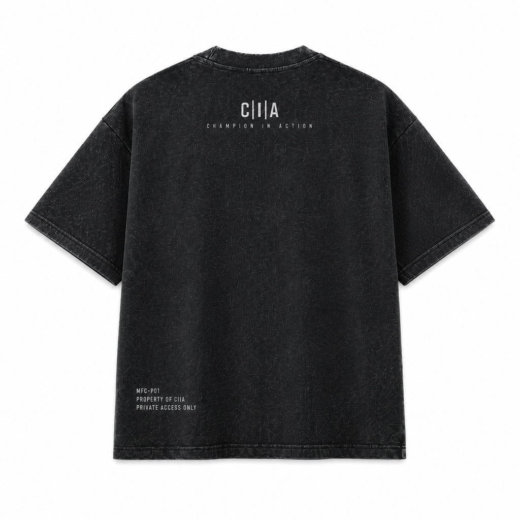 W1 Washed Waffle Knit Tee