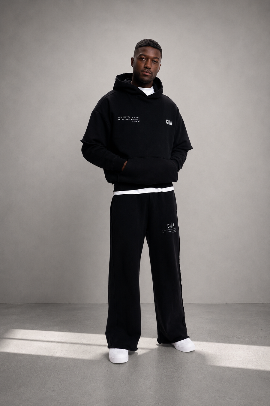 W1 SNOW WASHED HOODIE