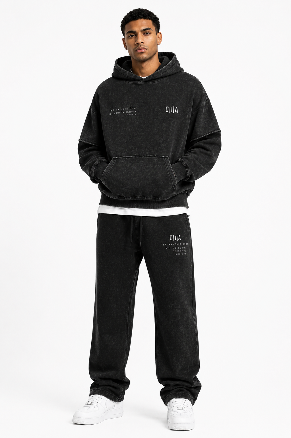 W1 Snow Washed Track Set