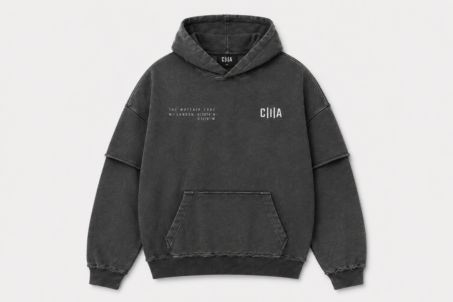 W1 Snow Washed Hoodie