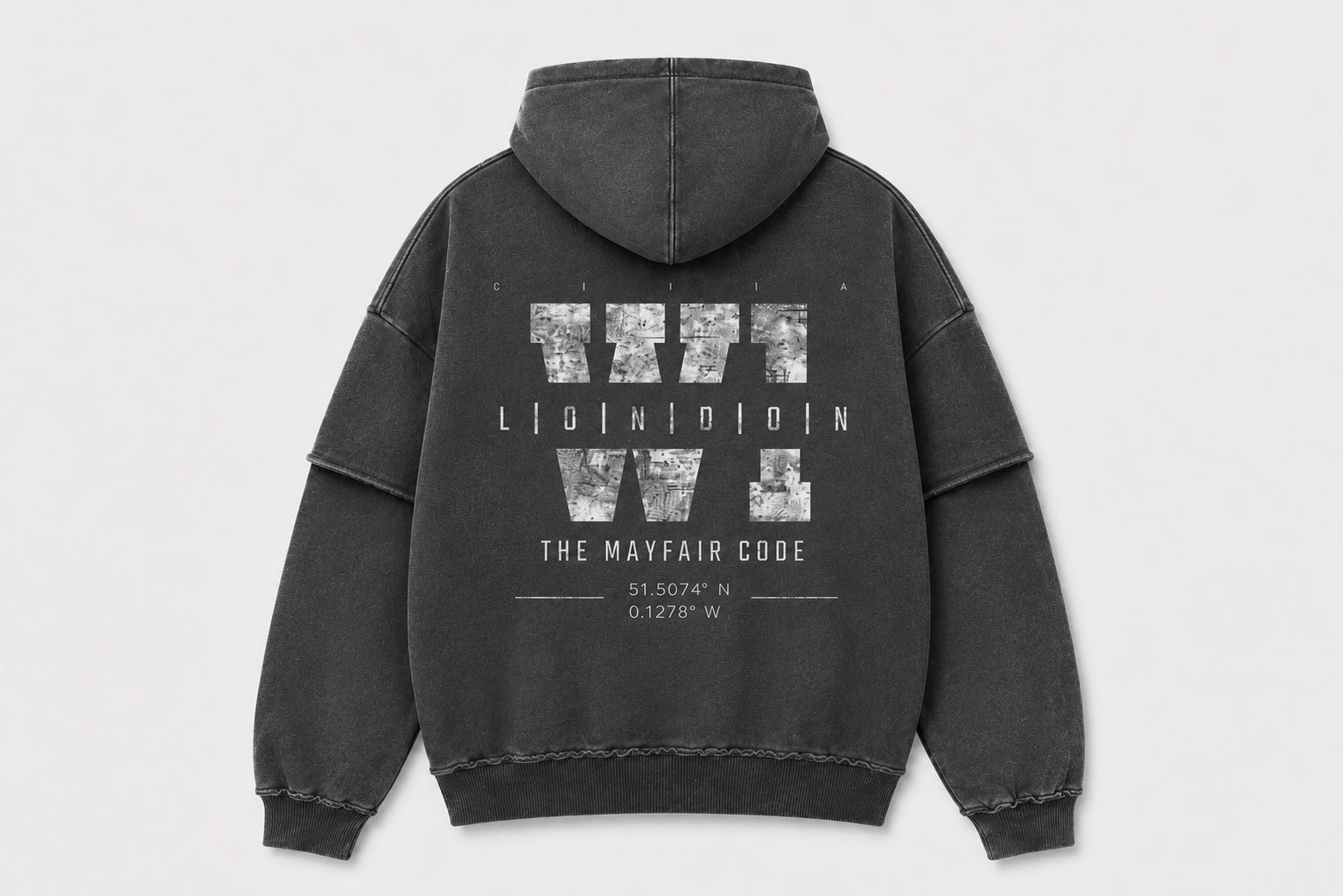 W1 Snow Washed Hoodie