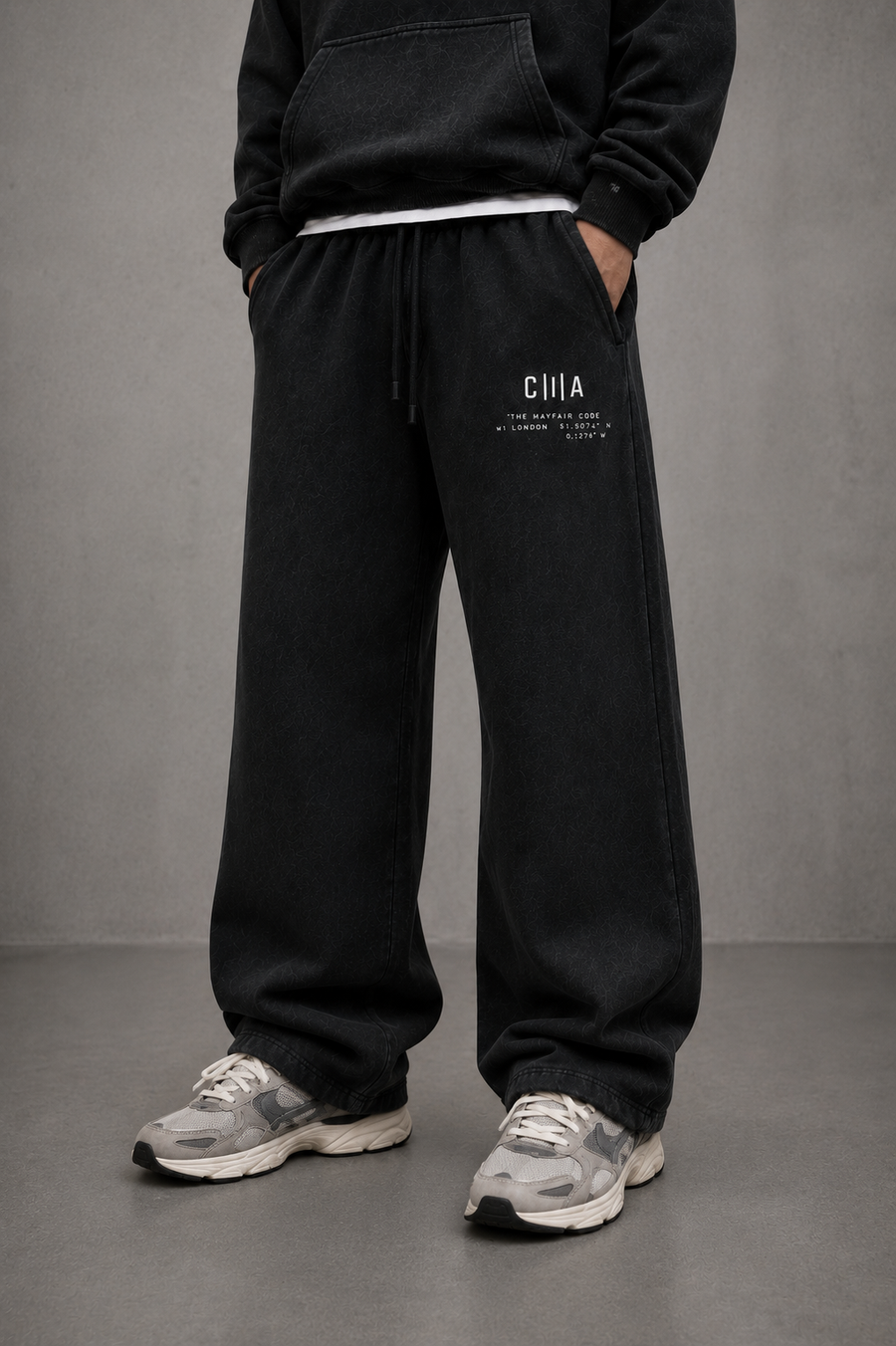 W1 SNOW WASHED SWEATPANTS